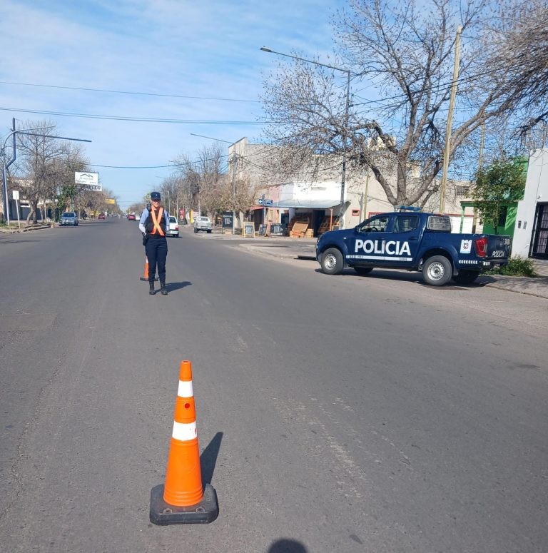 SEGURIDAD EN LAS CALLES: HUBO CONTROLES VIALES EN EL SUR 